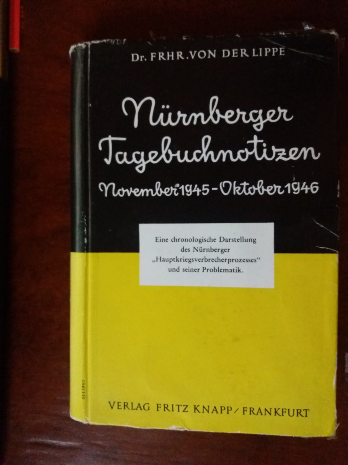 Nürnberger Tagebuchnotizen“ – Bücher gebraucht, antiquarisch